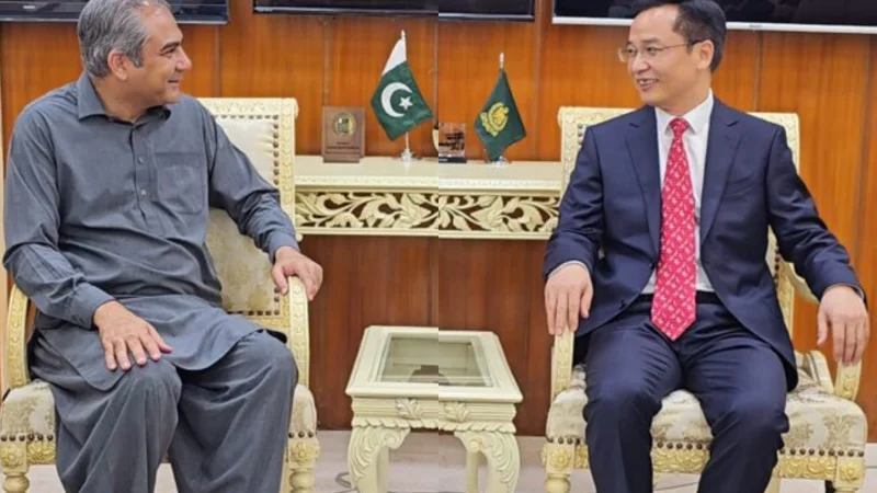 Mohsin Naqvi meets Chinese delegation
