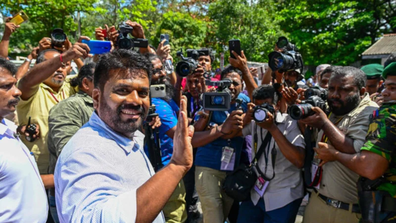 Anura Kumara Dissanayake takes president oath in Sri Lanka