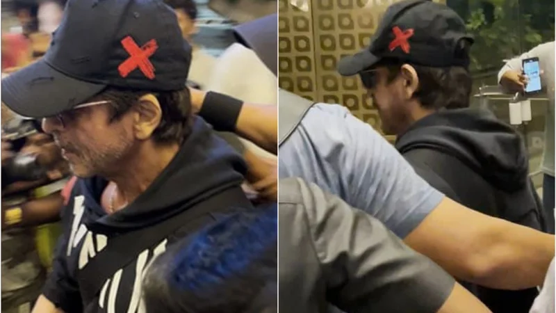 Shah Rukh Khan Nearly Falls Due to Dense Crowd: Watch