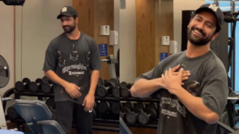 Vicky Kaushal gym dance video on “Dekha Tenu Pehli Pehli Baar” is best thing on internet today