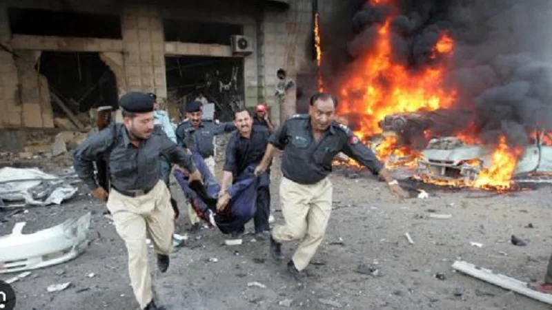 One killed and 18 injured in Swabi police station blast