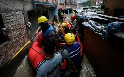 Nepal floods and landslides kill at least 38 people and 29 missing