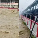Kosi River floodwaters rise Bihar Bridge,  People screamed