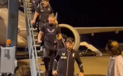 England cricket team arrives in Pakistan for Test series