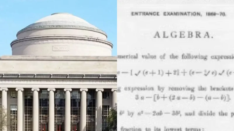 MIT entrance exam papers go viral, Netizens react to 'Surprisingly easy' questions