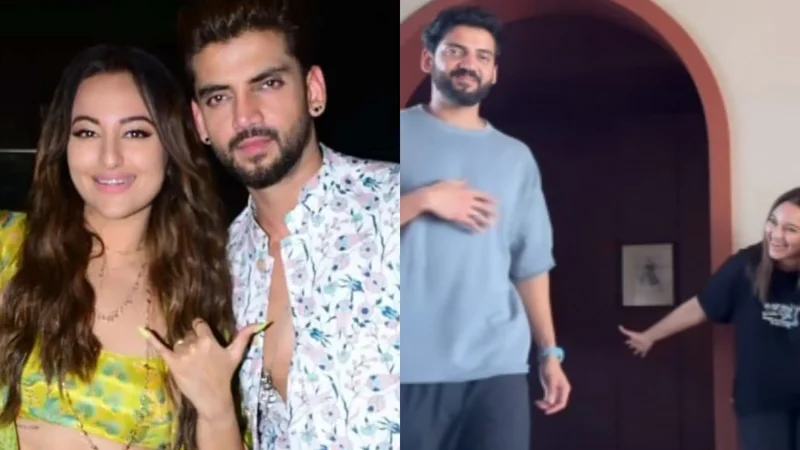Watch: Sonakshi Sinha's hilarious prank on Zaheer Iqbal, his priceless reaction steals the show!