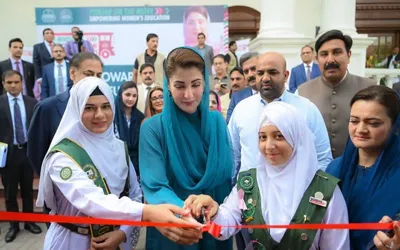 CM Punjab opens transport program for women's colleges