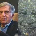 Ratan Tata's diamond portrait takes the internet by storm