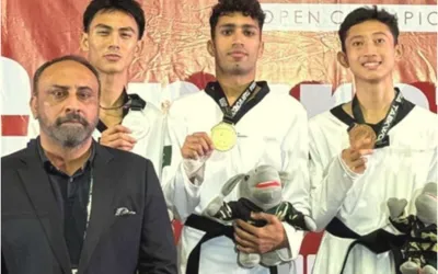 Pakistan's Shahzeb Khan Secures Gold at Asia Open Taekwondo Championship
