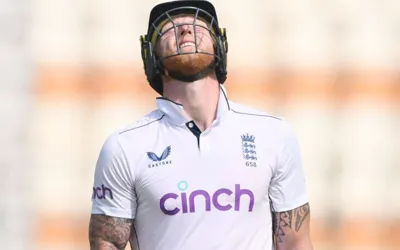 Sajid Khan quickly dismisses Ben Stokes after lunch