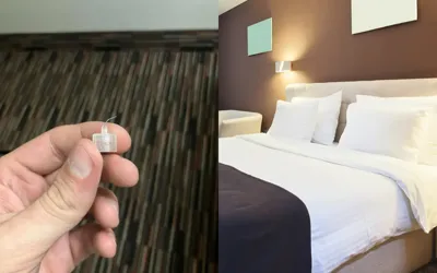 Traveler gets scared after discovering mysterious item on hotel room bed