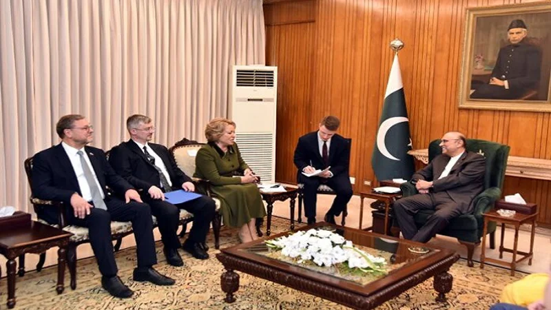 President Zardari calls for expanding Pak-Russian cooperation