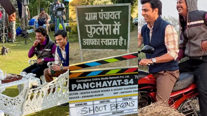 Panchayat 4 production is started: Fans show excitement over BTS images!