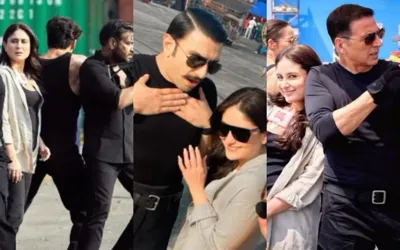 Kareena Kapoor's glamorous BTS moments from ‘Singham Again’ with Ajay, Akshay, and Ranveer