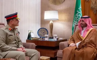 COAS Gen Munir meets Saudi Crown Prince MBS