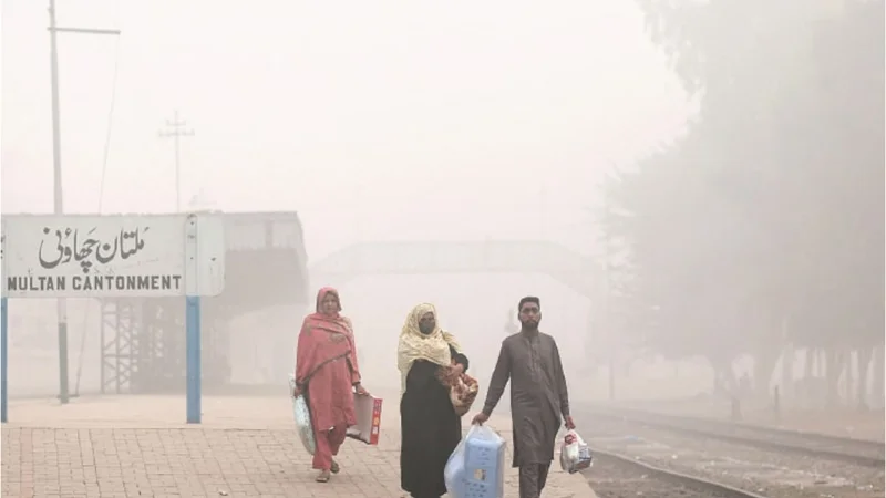 Multan tops air pollution ranking