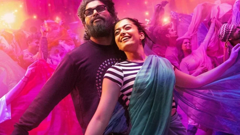 Allu Arjun, Rashmika Mandanna stuns with their energetic performance at 'Pushpa 2' release event