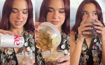 Dua Lipa’s pickle-infused soda drink goes viral, become latest internet’s obsession