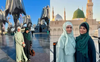 Sumbul and Kompal Iqbal share their Umrah journey with fans