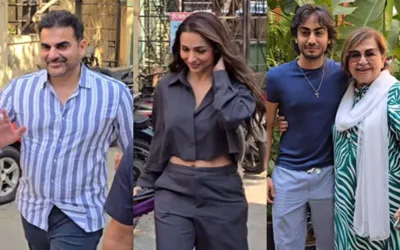 Watch: Arbaaz Khan and family have a special lunch at Malaika Arora's new restaurant