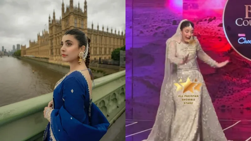 Watch: Urwa Hocane stumbles in middle of ramp walk