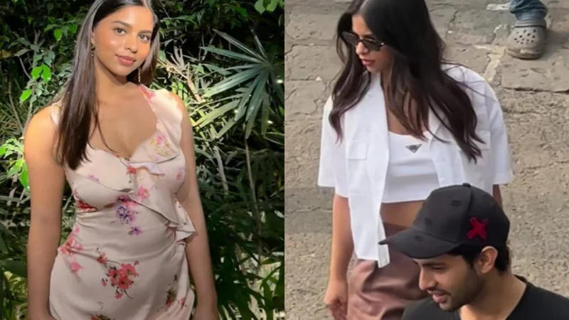 WATCH: Suhana Khan and her rumored BF Agastya Nanda spotted leaving for Alibaug farmhouse Ahead of New Year