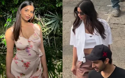 WATCH: Suhana Khan and her rumored BF Agastya Nanda spotted leaving for Alibaug farmhouse Ahead of New Year