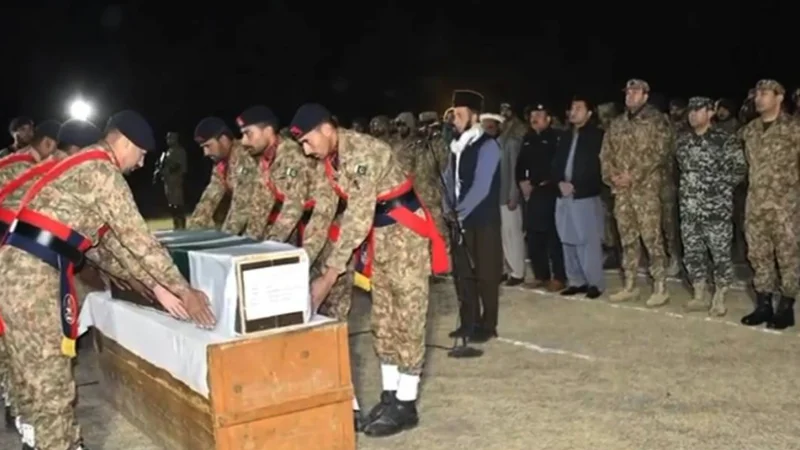 Funeral prayer of Major Awais Shaheed offered
