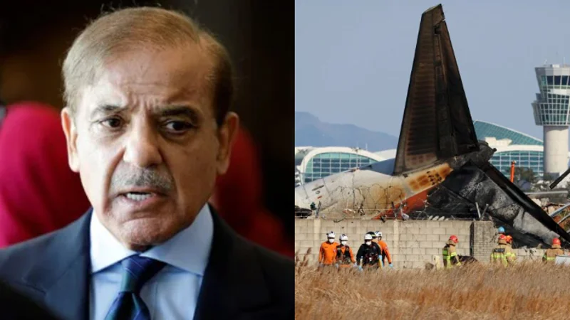 PM Shehbaz Sharif expresses grief over South Korea plane crash