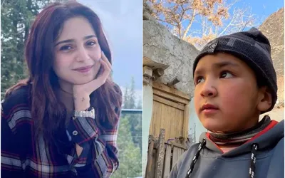Aima Baig met Muhammad Shiraz at the event