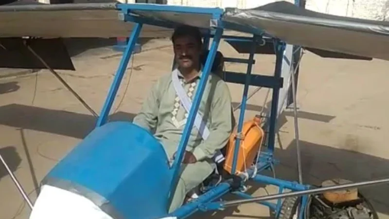 Arifwala man builds plane from scrap
