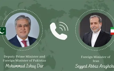 Ishaq Dar, Abbas Araghchi discuss situation in Iran