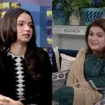 Why Aina Asif's mother plays a role in her career choices?