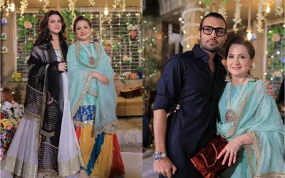 Zara Noor Abbas HD pictures from her daughter’s birth celebrations