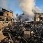 Ukraine: hundreds flee from Kharkiv area after Russia strikes