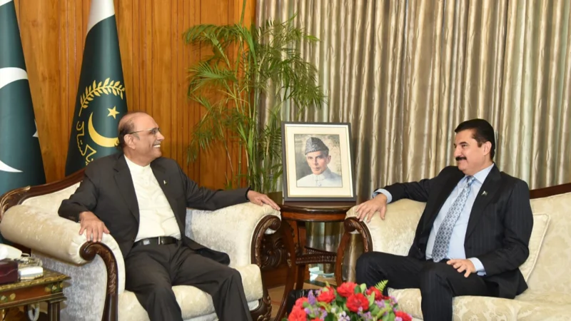 KP Governor Kundi calls on President Zardari