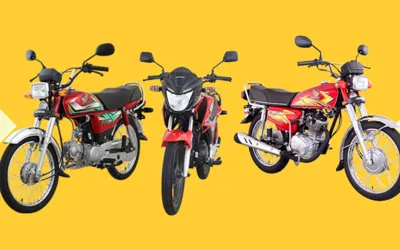 Honda CD 70, CG 125, and Pridor Installment Plans in Pakistan