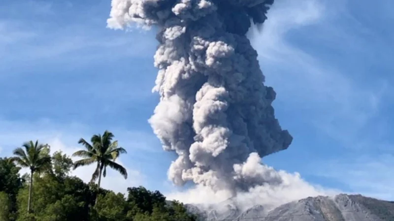 Indonesia's Mount Ibu eruption, seven villages evacuated