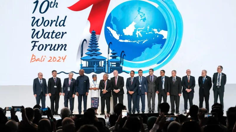 Bali hosts World Water forum to address resource shortage and management