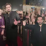 Humayun Saeed and Yumna Zaidi grace the premiere of "Gentleman" at Lyari