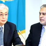 Ishaq Dar meets with President of Kazakhstan