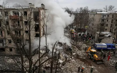 Russian Missile attack on Kharkiv leaves at least six dead