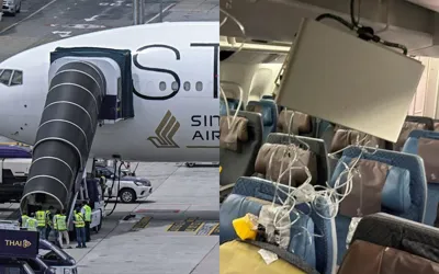 Singapore Airline: 40 people hospitalized after facing turbulence flight