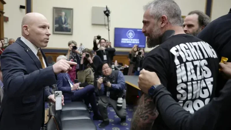 Chaos at Capitol hearing