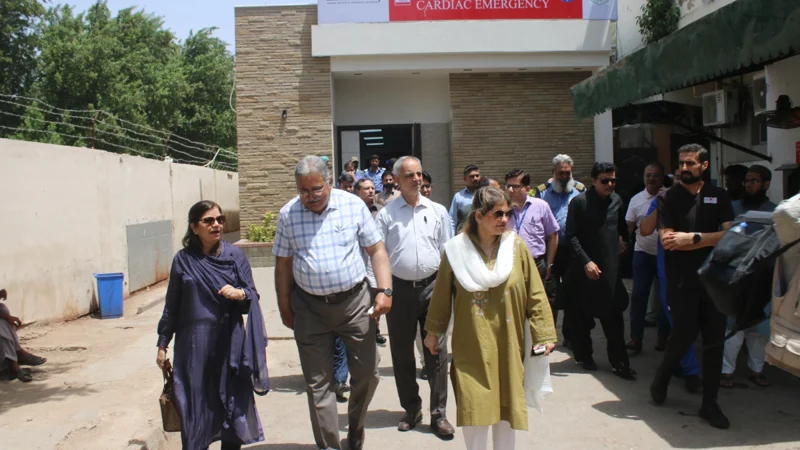 MPA Sadia Javed, Rukhsana Parveen visit NICVD