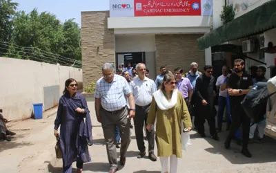 MPA Sadia Javed, Rukhsana Parveen visit NICVD