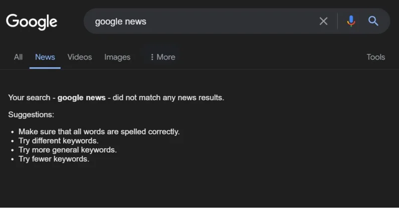 Google News Service Unavailable in Pakistan