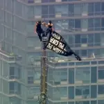 Couple arrested after scaling Empire State Building in marriage proposal stunt