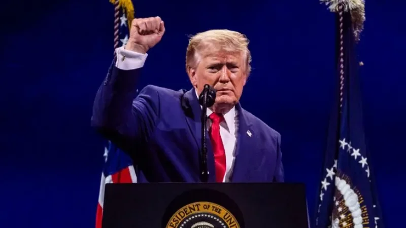 Trump hails US, blasts 'communists' in 250th anniversary speech