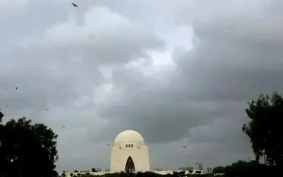 Karachi weather remains partly cloudy, light drizzle expected